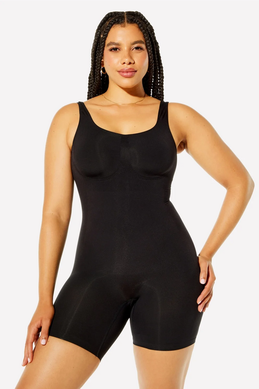 Shapewear Bodysuit - Shapewear Mid Thigh Bodysuit