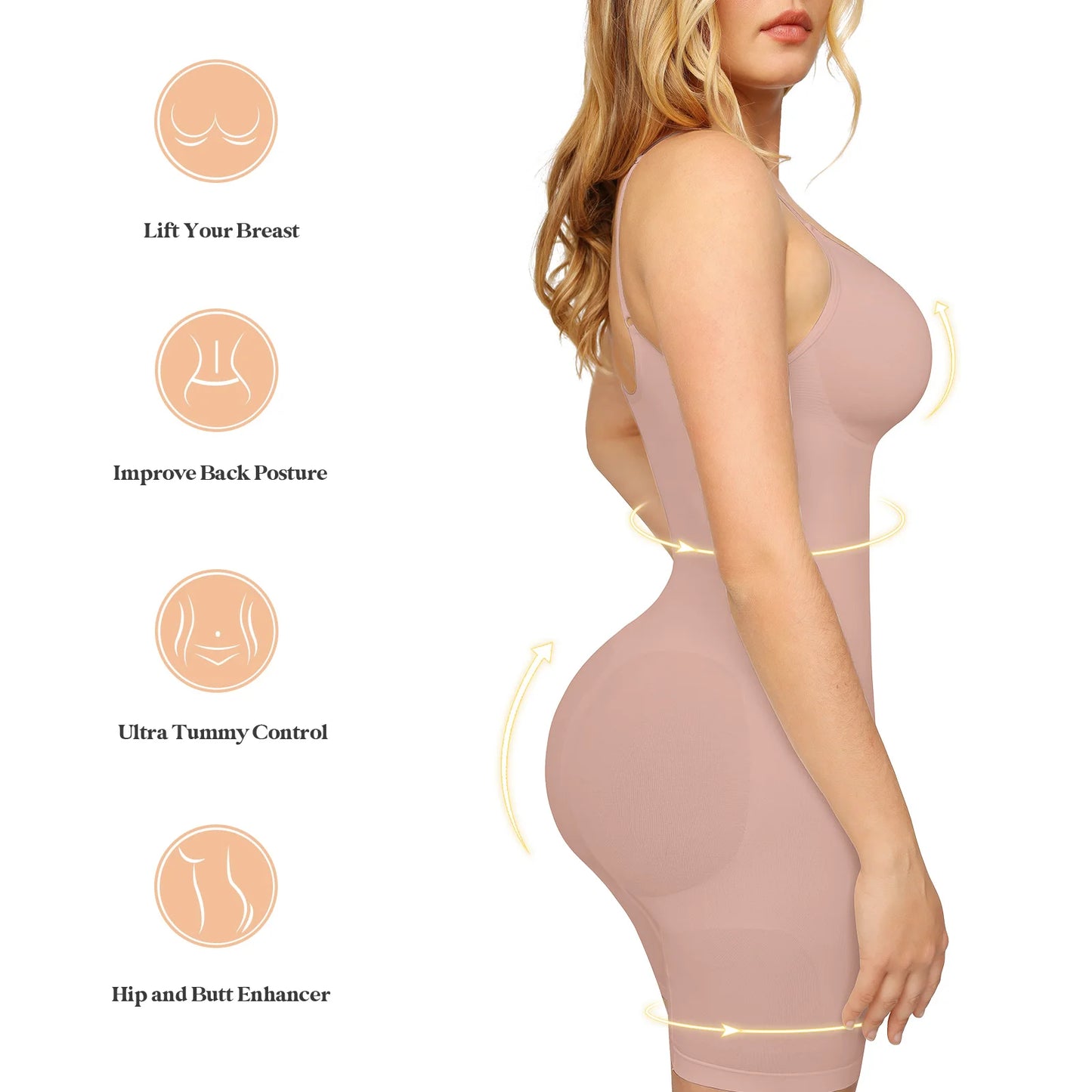 Ultimate Slimming and Shaping Control Shapewear Bodysuit