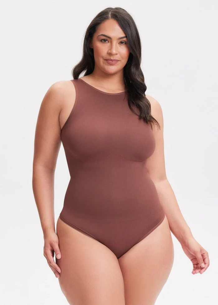 Shapewear Bodysuit Halter Thong