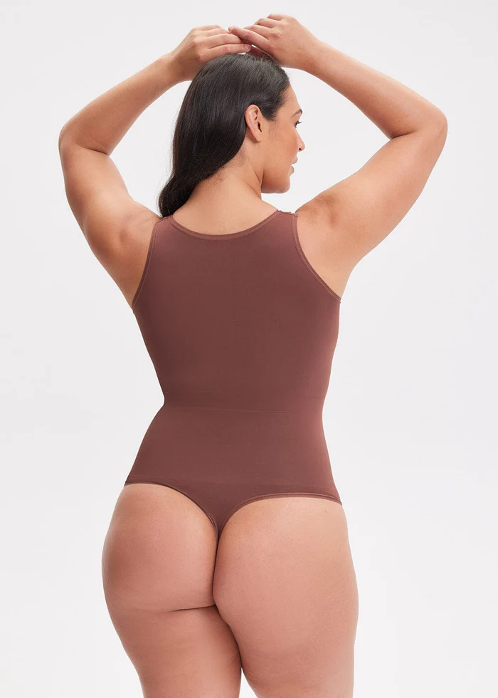 Shapewear Bodysuit Halter Thong