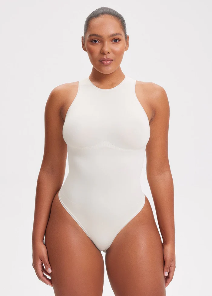 Shapewear Bodysuit Halter Thong