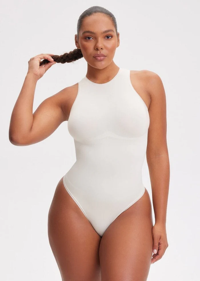 Shapewear Bodysuit Halter Thong