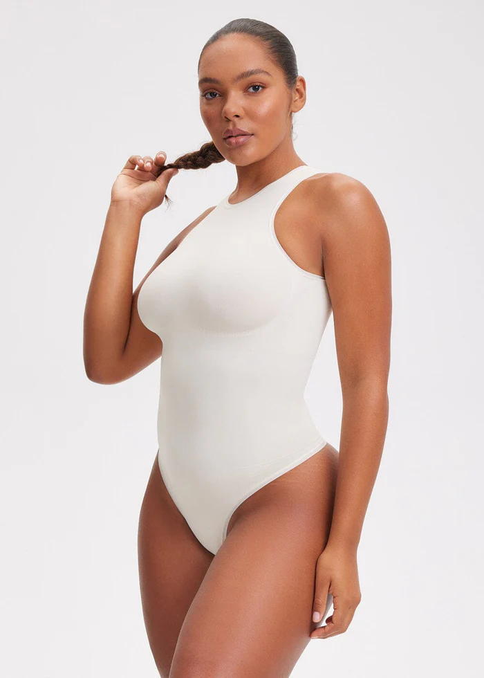 Shapewear Bodysuit Halter Thong