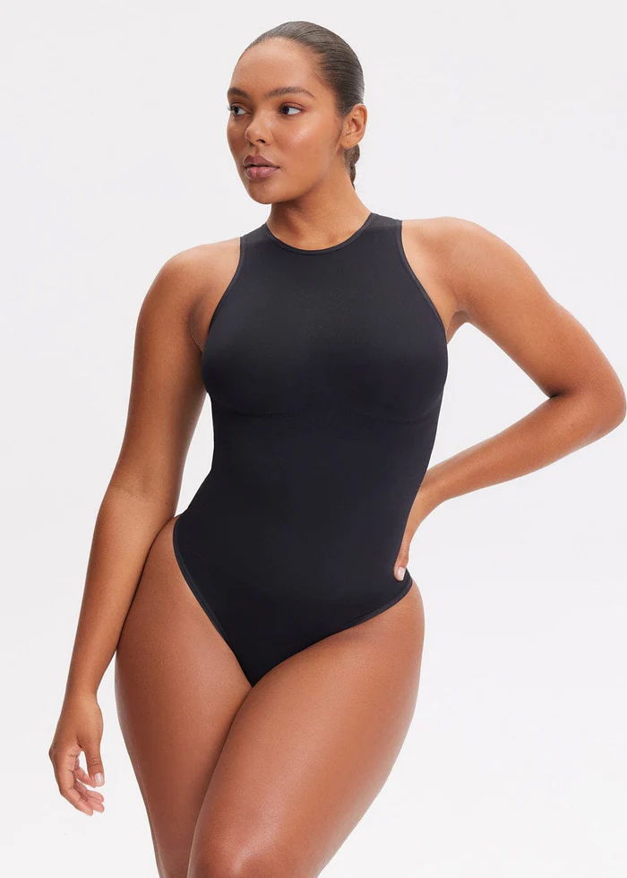 Shapewear Bodysuit Halter Thong