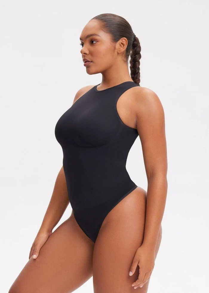 Shapewear Bodysuit Halter Thong