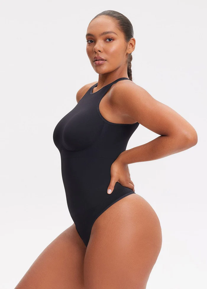 Shapewear Bodysuit Halter Thong