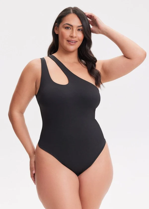 One-Shoulder Strap Shapewear Bodysuit