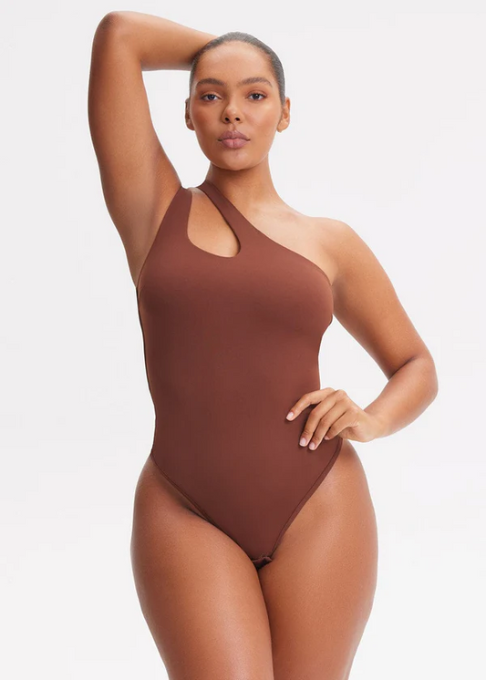 One-Shoulder Strap Shapewear Bodysuit