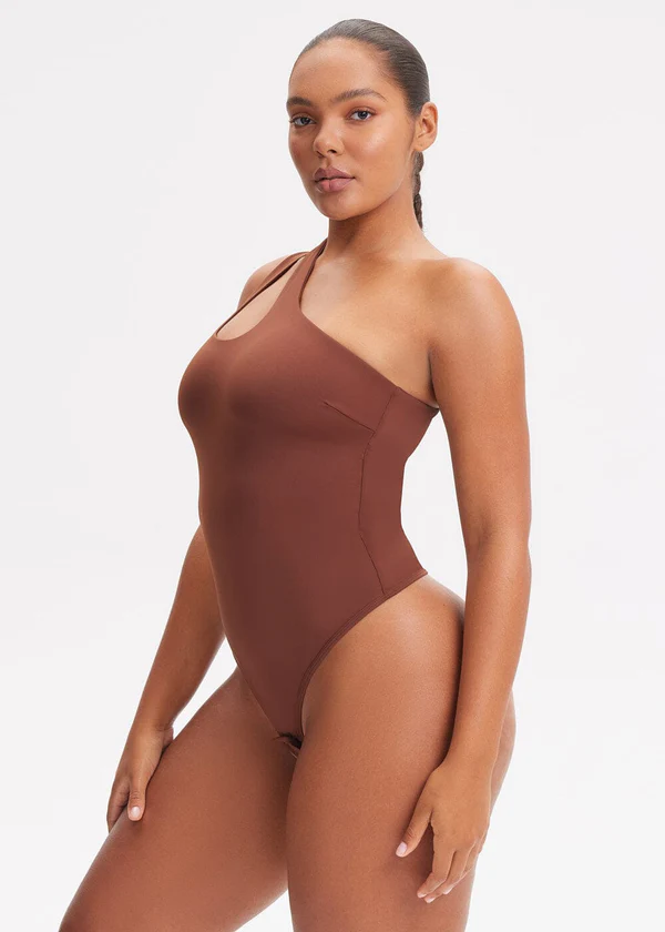 One-Shoulder Strap Shapewear Bodysuit