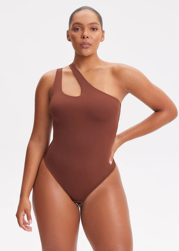 One-Shoulder Strap Shapewear Bodysuit